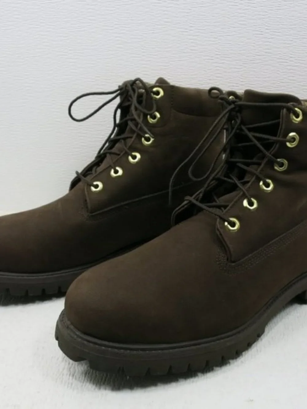 Timberland Nubuck Leather High Top Hiking Boots Soft Toe Working Footwear Sz 11